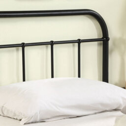 SlumberWorx Aldbury Modern Traditional Style Black Single Metal Bed Frame - thumbnail 3