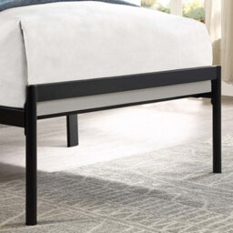 SlumberWorx Aldbury Modern Traditional Style Black Single Metal Bed Frame - thumbnail 5