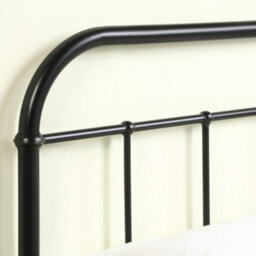 SlumberWorx Aldbury Modern Traditional Style Black Single Metal Bed Frame - thumbnail 4