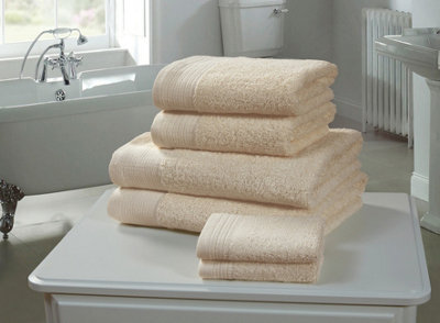 Rapport Home Chatsworth Bath Towel Pure Cotton Biscuit