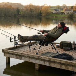 Fishing Chair With Armrest Adjustable - thumbnail 3