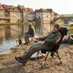 Fishing Chair With Armrest Adjustable - thumbnail 4