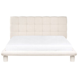 Beliani Bed Boucle Cressat 180 X 200 Cm (Eu Super King) Off-White - thumbnail 6