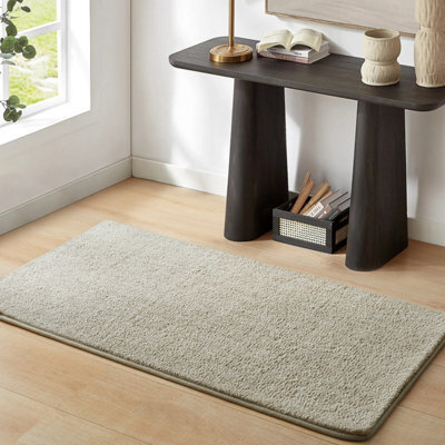 Bedlooms Beige Pashmina Runner 60X120Cm, Soft Thick Piles, Hypoallergenic Hallway And Area Rug - image 1