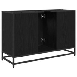 Walplus Bathroom Sink Cabinet Black Oak 90 X 33 X 60 Cm Engineered Wood - thumbnail 8