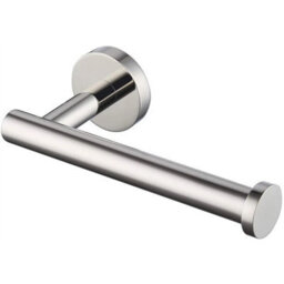 Toilet Roll Holder Chrome Tissue Paper Stand Bathroom Wall Mounted Round