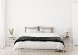 Pagnanno. Faux Fur Mink Throw Fluffy Warmth Bed Throws Flannel Fleece Blanket,(1, Black, Double 150X200Cm) - thumbnail 2