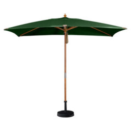 Styx 3M X 2M Deluxe Wooden Parasol In Green - thumbnail 2