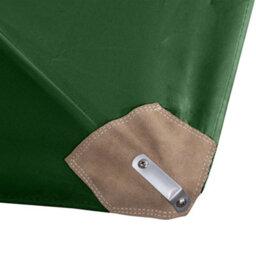 Styx 3M X 2M Deluxe Wooden Parasol In Green - thumbnail 4