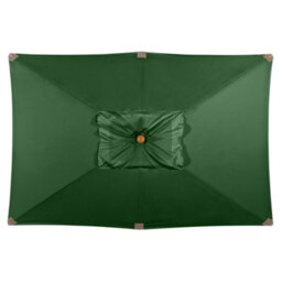 Styx 3M X 2M Deluxe Wooden Parasol In Green - thumbnail 3