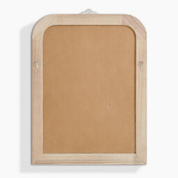 Furniturebox Uk Francis White Wood Large 110X74Cm Overmantle Arch Mirror - thumbnail 5