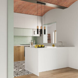 Sollux Lighting Pablo Steel & Wood White 3 Light Classic Pendant Ceiling Light - thumbnail 7