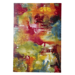 Multi Abstract Modern Easy To Clean Rug For Living Room Bedroom And Dining Room-80Cm X 150Cm - thumbnail 5