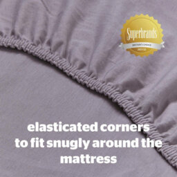 Silentnight Safe Nights Cot Bed Fitted Sheets, Grey, Pack Of 2 - thumbnail 6