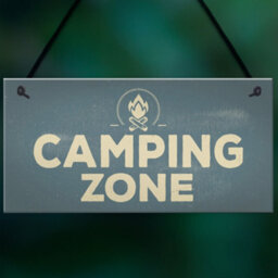 Red Ocean Camping Zone Caravan Signs And Plaques Novelty Chic Mum Dad Nan Gift For Her - thumbnail 5