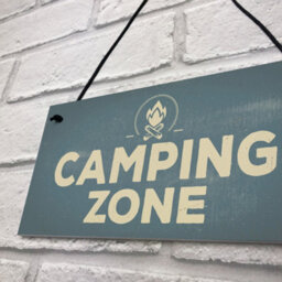 Red Ocean Camping Zone Caravan Signs And Plaques Novelty Chic Mum Dad Nan Gift For Her - thumbnail 7