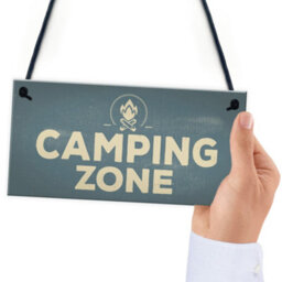 Red Ocean Camping Zone Caravan Signs And Plaques Novelty Chic Mum Dad Nan Gift For Her - thumbnail 6