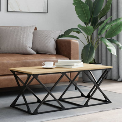 Berkfield Coffee Table Sonoma Oak 100X49X40 Cm Engineered Wood - image 1
