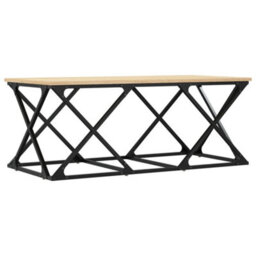 Berkfield Coffee Table Sonoma Oak 100X49X40 Cm Engineered Wood - thumbnail 6