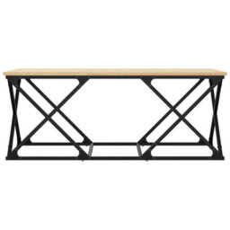 Berkfield Coffee Table Sonoma Oak 100X49X40 Cm Engineered Wood - thumbnail 4
