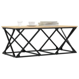Berkfield Coffee Table Sonoma Oak 100X49X40 Cm Engineered Wood - thumbnail 3