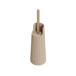 Cosmic Toilet Brush, Beige, Award-Winning Design, Recycled Materials, Award-Winning Design, Avenir Collection