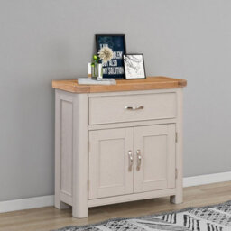 Buttercup Farm Bologna Painted Compact Sideboard With 1 Drawer & 2 Doors - L32 X W80 X H80 Cm - thumbnail 2