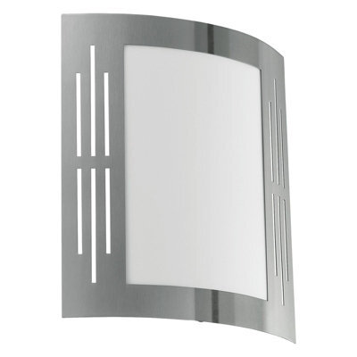 Ip44 Stainless Steel Outdoor Wall Light - Modern Square Design For Porches - image 1