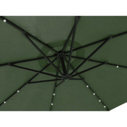 Jack Stonehouse Apollo 3M Banana Cantilever Parasol With Built In Led Lights Green - thumbnail 2