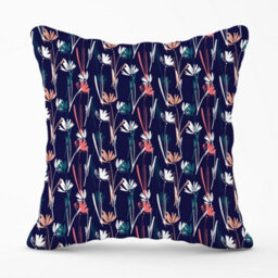 Warren Reed Designer Hand Drawn Wild Flowers Cushions 45Cm X 45Cm - thumbnail 1