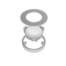 Sensio Hype R Pro Stainless Steel Effect Mains-Powered Led Variable White Under Cabinet Light Ip20 (L)65mm (W)65mm, Pack Of 3 - thumbnail 2