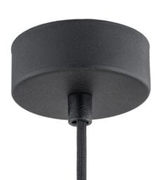 Luminosa Lighting Luminosa Beverly Dome Pendant Ceiling Light Blue Matt , Brass Elements - thumbnail 5