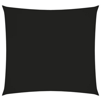 Berkfield Sunshade Sail Oxford Fabric Square 3.6X3.6 M Black - image 1