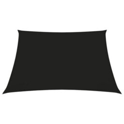 Berkfield Sunshade Sail Oxford Fabric Square 3.6X3.6 M Black - thumbnail 2