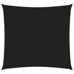 Berkfield Sunshade Sail Oxford Fabric Square 3.6X3.6 M Black - thumbnail 1