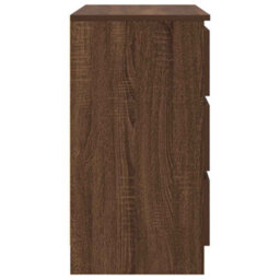 Berkfield Sideboard With Drawer Brown Oak 71X35X65 Cm Engineered Wood - thumbnail 7