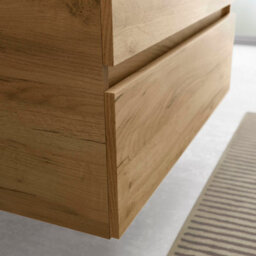 Cygnus bath Bequia Vanity Unit 120Cm Oak Worktop Basin Ceramic - thumbnail 4