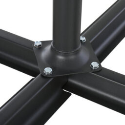 Outsunny 4Pcs Fillable Parasol Base W/ Steel Cross Base Garden Umbrella Weight - thumbnail 7