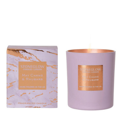 Stoneglow Candles Luna Tumbler Candle - Rhubarb - image 1