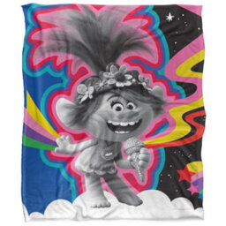 Trolls Sing It Together Silky Soft Touch Blanket Multicoloured (One Size) - thumbnail 1