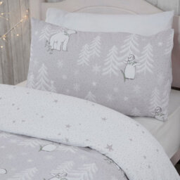 Smart Living Printed Polar Bear Penguins Duvet Cover With Pillowcases - thumbnail 4