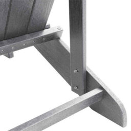 Walplus Adirondack Chair Light Grey 74 X 82 X 92Cm Hdpe - thumbnail 8