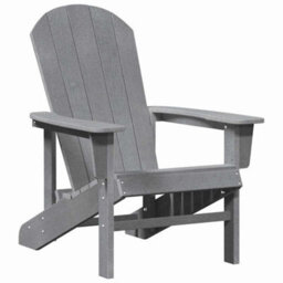 Walplus Adirondack Chair Light Grey 74 X 82 X 92Cm Hdpe - thumbnail 2