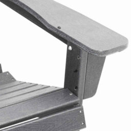 Walplus Adirondack Chair Light Grey 74 X 82 X 92Cm Hdpe - thumbnail 7
