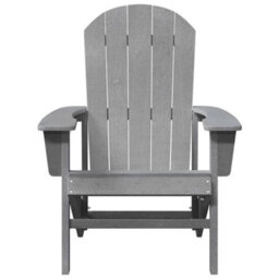 Walplus Adirondack Chair Light Grey 74 X 82 X 92Cm Hdpe - thumbnail 4