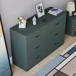 6 Drawer Narrow Chest Of Drawers Cabinet Storage Bedroom - thumbnail 5