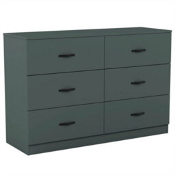 6 Drawer Narrow Chest Of Drawers Cabinet Storage Bedroom - thumbnail 1