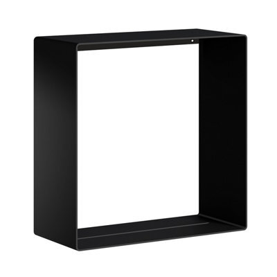 Smedbo Black Aluminium Wall Mounted Shelf For Showers And Bathrooms