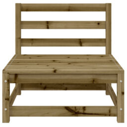 Walplus Garden Sofa Armless With Footstool Impregnated Wood Pine - 140 X 70 X 67 Cm (W X D X H) - thumbnail 6