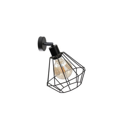 Luminosa Lighting Luminosa Foskal Wall Lamp Black, 20Cm, 1X E27